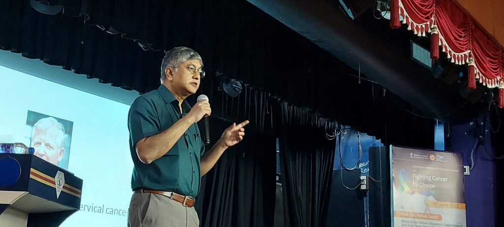 A talk on cancer prevention - BITM Kolkata