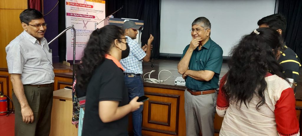 Answering questions on cancer prevention - BITM Kolkata